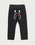 A BATHING APE SHARK 13 OZ DENIM PANTS