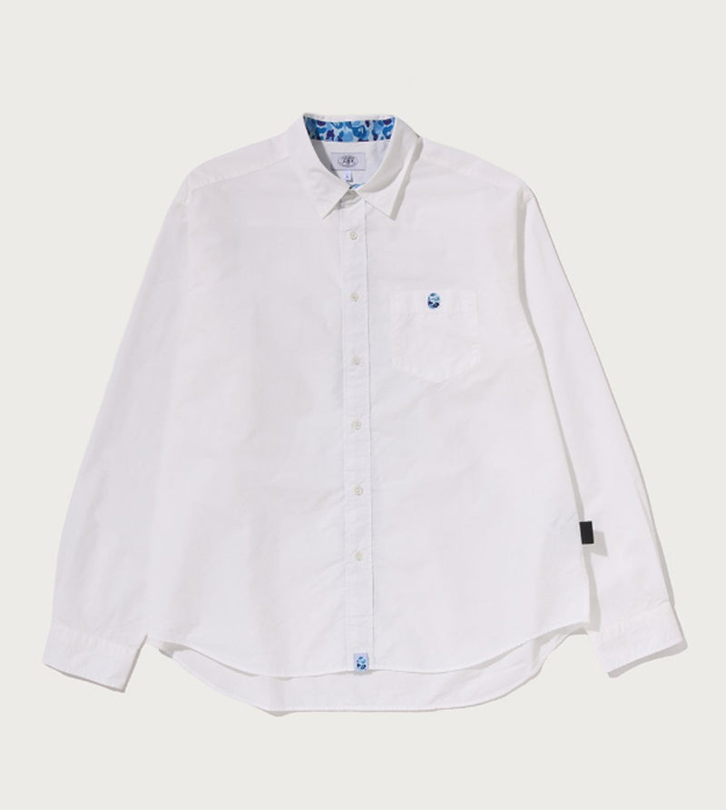 A BATHING APE ABC CAMO ONE POINT RELAXED FIT L/S SHIRT