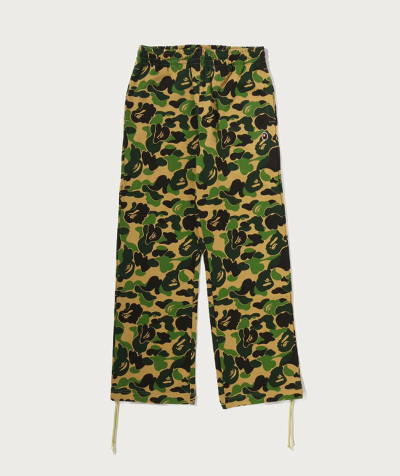 A BATHING APE ABC CAMO ONE POINT RELAXED FIT SWEAT PANTS
