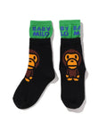 A BATHING APE BAPE KIDS BABY MILO LAYERED SOCKS