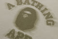 A BATHING APE GARMENT DYE COLLEGE RELAXED FIT L/S TEE