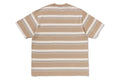 A BATHING APE STRIPE ONE POINT RELAXED FIT POCKET TEE