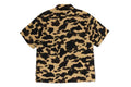 A BATHING APE 1ST CAMO OPEN COLLAR SS SHIRTS