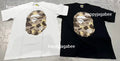 A BATHING APE COLOR CAMO BIG APE HEAD TEE