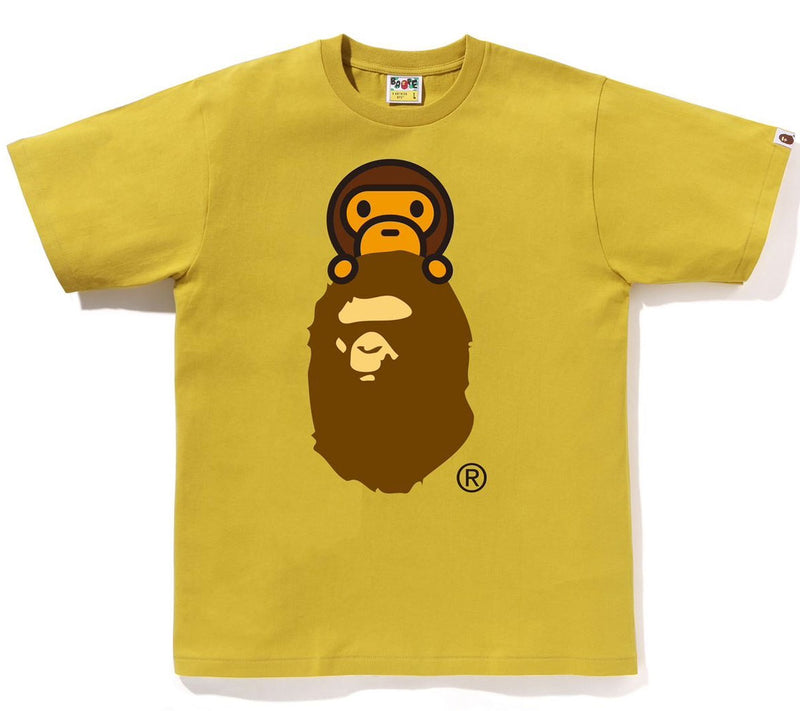 A BATHING APE MILO ON APE HEAD TEE - happyjagabee store