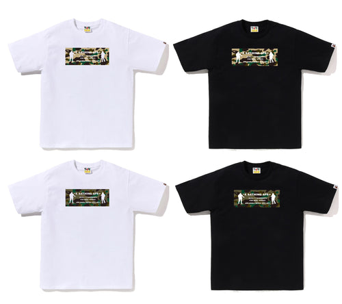 A BATHING APE 1ST CAMO ARMY NAME TEE
