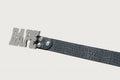 A BATHING APE CROC PATTERN LEATHER BELT