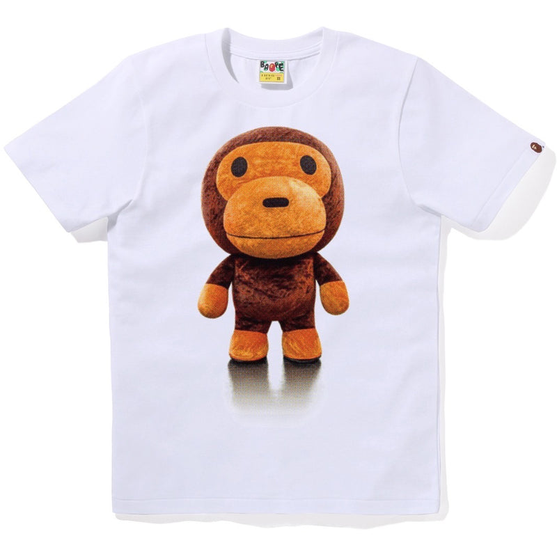 A BATHING APE Ladies' STANDING MILO PHOTO TEE