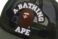 A BATHING APE 1ST CAMO COLLEGE PATCHED MESH CAP
