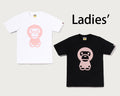 A BATHING APE Ladies' COLOR BOA BIG BABY MILO TEE