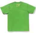 A BATHING APE APE HEAD UFO ON MOON TEE