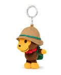 A BATHING APE BABY MILO STORE BABY MILO CAMPING PLUSH DOLL KEYCHAIN 15CM