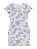 A BATHING APE Ladies' COLOR CAMO JERSEY DRESS
