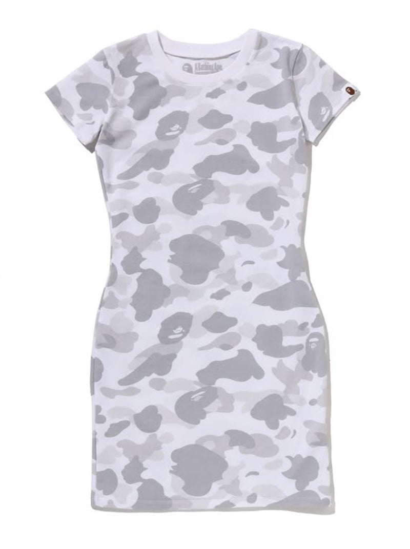 A BATHING APE Ladies' COLOR CAMO JERSEY DRESS
