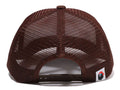 A BATHING APE APE CROSSBONE COLLEGE MESH CAP