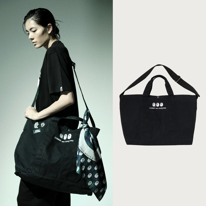 A BATHING APE BAPE x COMME des GARCONS CDG OSAKA Limited BAPE 2WAY TOTE BAG