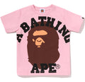 A BATHING APE BAPE KIDS FACE OVER COLLEGE TEE