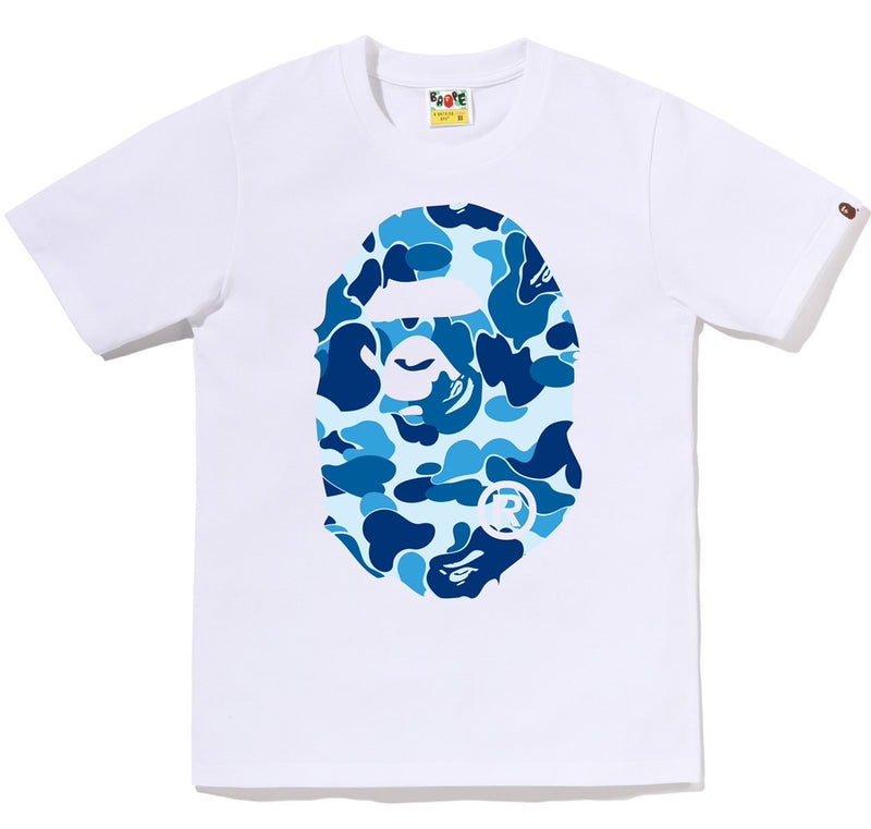 A BATHING APE Ladies' ABC CAMO BIG APE HEAD TEE