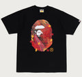 A BATHING APE JAPAN AUTUMN PHOTO APE HEAD TEE