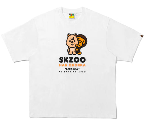 A BATHING APE BAPE x STRAYKIDS  HAN QUOKKA BABY MILO TEE