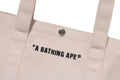 A BATHING APE BIG APE HEAD TOTE BAG