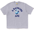 A BATHING APE STA COLLEGE RELAXED FIT TEE