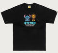 A BATHING APE BAPE x DISNEY STITCH AND BABY MILO TEE