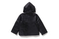 A BATHING APE BAPE KIDS SHARK PATCH PADDED HOODIE JACKET