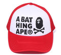 A BATHING APE APE CROSSBONE MESH CAP