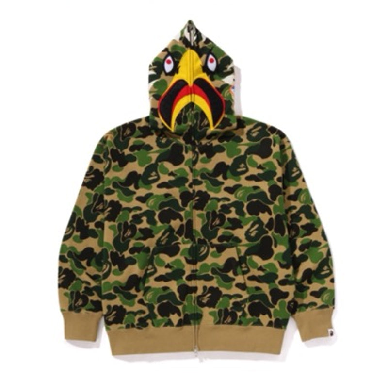 A BATHING APE BAPE x READYMADE ABC CAMO EAGLE RELAXED FIT FULL ZIP HOODIE