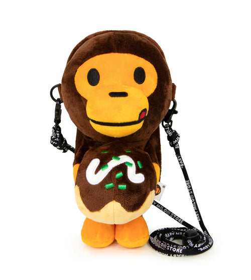 A BATHING APE BABY MILO STORE BABY MILO PLUSH MOBILE BAG TOKOYAKI