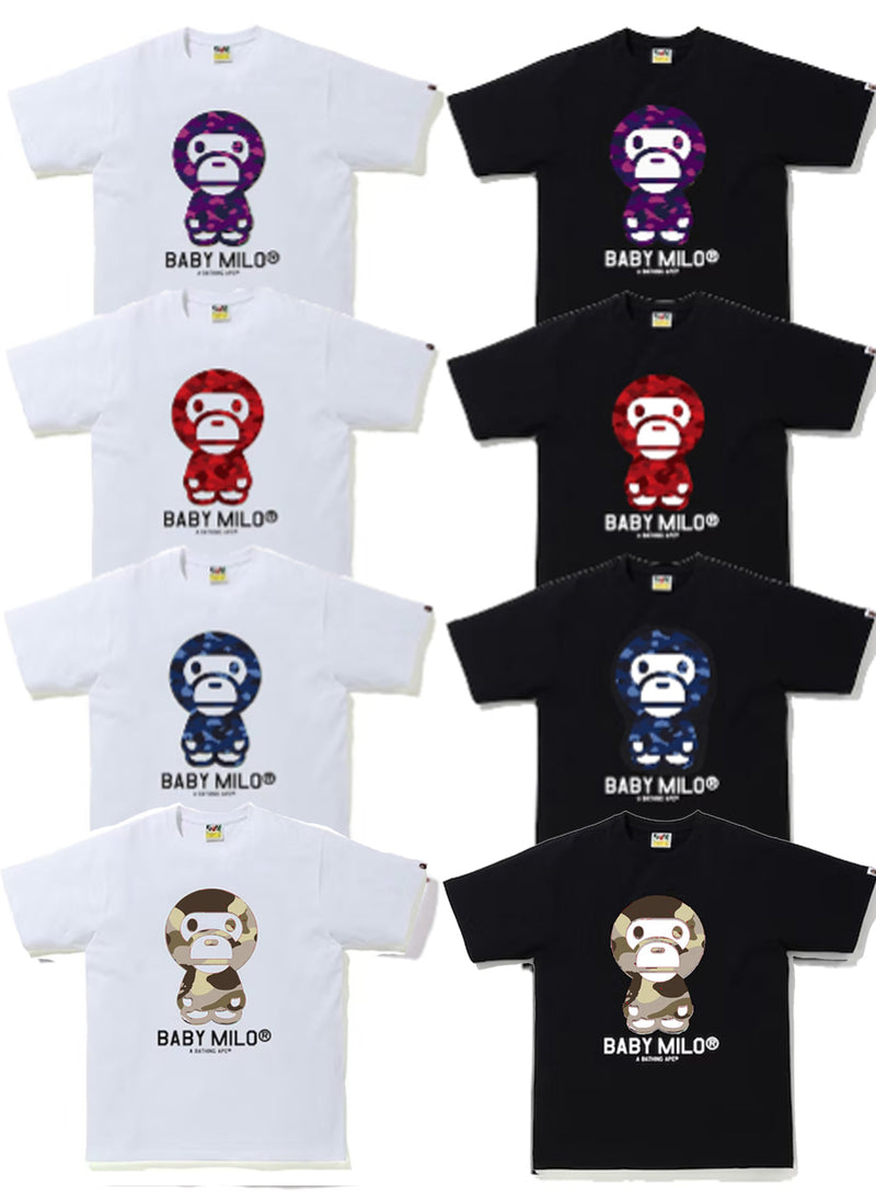 A BATHING APE COLOR CAMO BABY MILO TEE