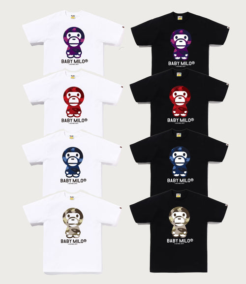 A BATHING APE COLOR CAMO BABY MILO TEE