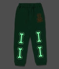 A BATHING APE BAPE KIDS BABY MILO SKULL SWEAT PANTS