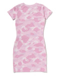 A BATHING APE Ladies' COLOR CAMO JERSEY DRESS
