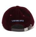 A BATHING APE ONE POINT PANEL CAP