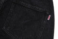 A BATHING APE Ladies' CRYSTAL STONE SHARK HIGH WAIST DENIM PANTS