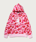A BATHING APE ABC CAMO COLLEGE PULLOVER HOODIE