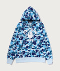 A BATHING APE ABC CAMO COLLEGE PULLOVER HOODIE