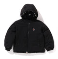A BATHING APE BAPE KIDS CITY CAMO REVERSIBLE HOODIE DOWN JACKET ( Glow in the dark )
