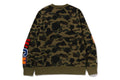 A BATHING APE 1ST CAMO SHARK CREWNECK SWEAT