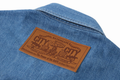 A BATHING APE JAPAN DENIM COLLECTION APE HEAD RELAXED FIT DENIM SHIRTS