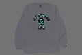 A BATHING APE CITY CAMO COLLEGE L/S TEE