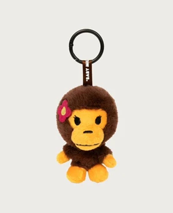 A BATHING APE BABY MILO STORE BABY LISA PLUSH DOLL KEYCHAIN 10CM
