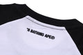 A BATHING APE ONE POINT RELAXED FIT RAGLAN TEE