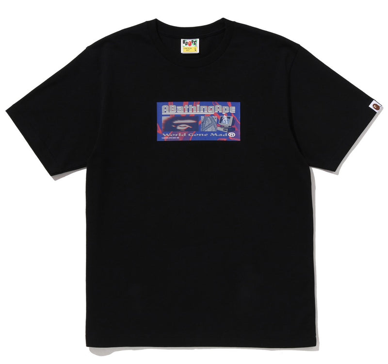 A BATHING APE HANDPRINT LOGO TEE