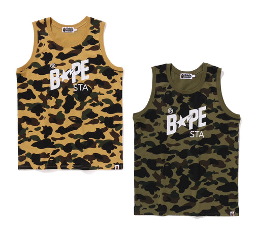 A BATHING APE 1ST CAMO BAPE STA TANK TOP