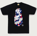 A BATHING APE STA STRIKE CAMO MILO ON APE HEAD TEE