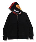 A BATHING APE COLOR CAMO REVERSIBLE SHARK FULL ZIP HOODIE