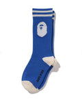 A BATHING APE BAPE KIDS APE HEAD RIB SOCKS